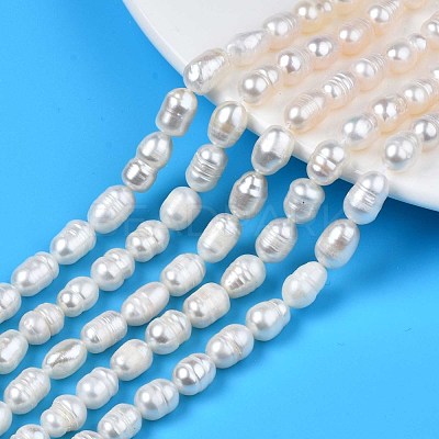 Natural Cultured Freshwater Pearl Beads Strands PEAR-N012-07A-1