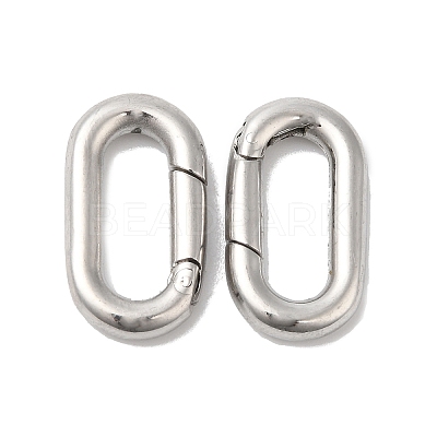 Non-Tarnish 304 Stainless Steel Spring Gate Ring STAS-Q215-54P-1
