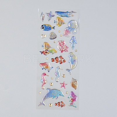 Epoxy Resin Sticker DIY-B009-06F-1