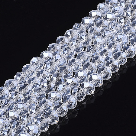 Electroplate Glass Beads Strands EGLA-A044-T6mm-A19-1