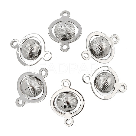 SHEGRACE Brass Round Links XGR0127P-123P-1
