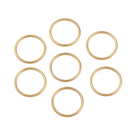 Ion Plating(IP) 304 Stainless Steel Closed Jump Rings STAS-G393-06G-10-1