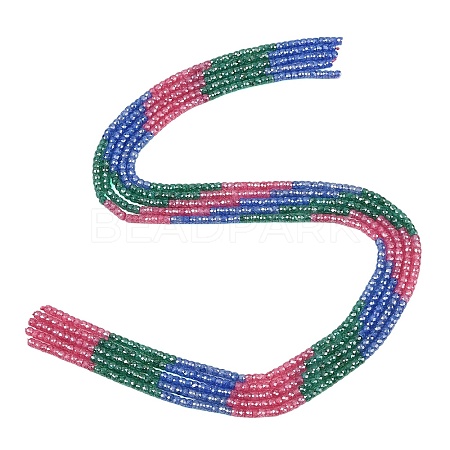 Cubic Zirconia Beads Strands ZIRC-P125-2x3mm-24-1