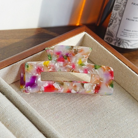 Cellulose Acetate(Resin) Claw Hair Clips PW-WGE4026-12-1