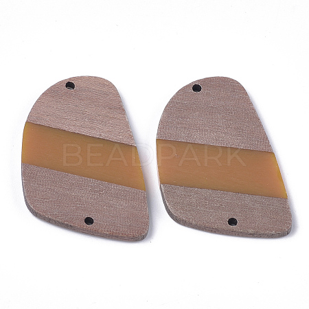 Resin & Walnut Wood Links connectors RESI-S367-14-1