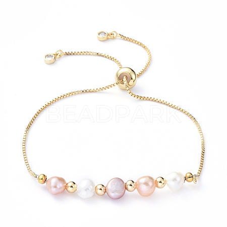 Adjustable Brass Slider Bracelets BJEW-JB05149-1