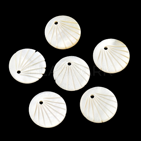 Natural Yellow Shell Pendants SH-CBACA76-03-1