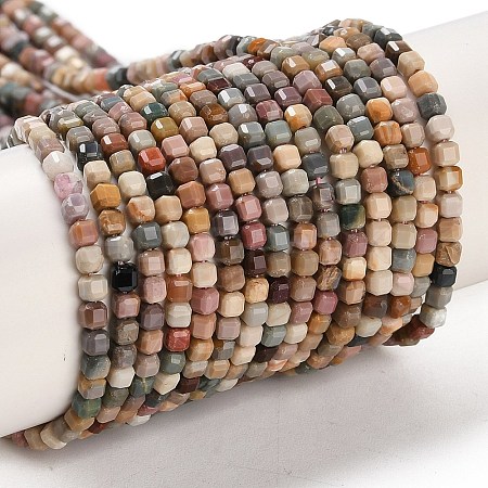 Natural Agate Beads Strands G-G991-C02-01-1