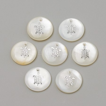 Freshwater Shell Pendants X-SHEL-Q010-005P-1