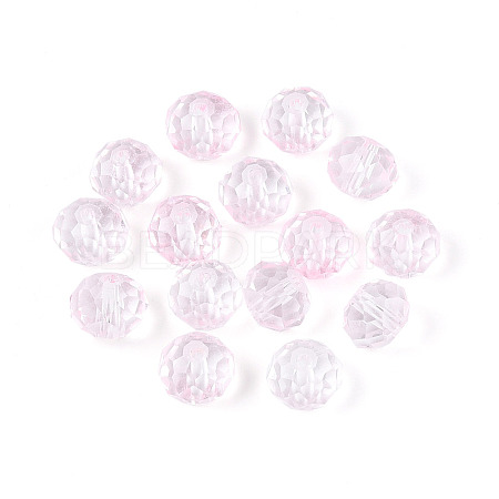 Baking Paint Transparent Glass Beads X1-GLAA-N011-10mm-10-1