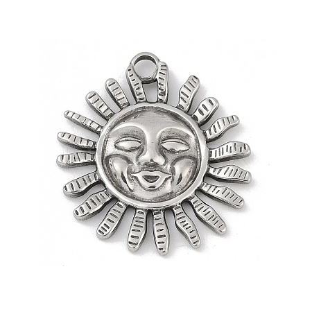 304 Stainless Steel Pendants STAS-D366-01I-P-1
