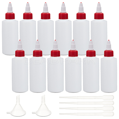BENECREAT Plastic Glue Bottles MRMJ-BC0002-77-1