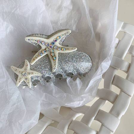 Acrylic Claw Hair Clips PW-WGB714C-03-1