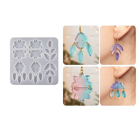 Silicone Pendant Molds DIY-S048-03A-1