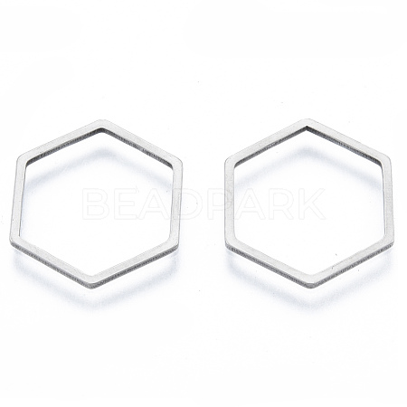 Non-Tarnish 201 Stainless Steel Linking Rings STAS-N090-T13-1-1