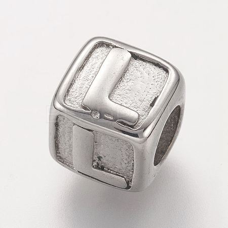Tarnish Resistant 304 Stainless Steel European Beads LS-STAS-E115-P-L-1