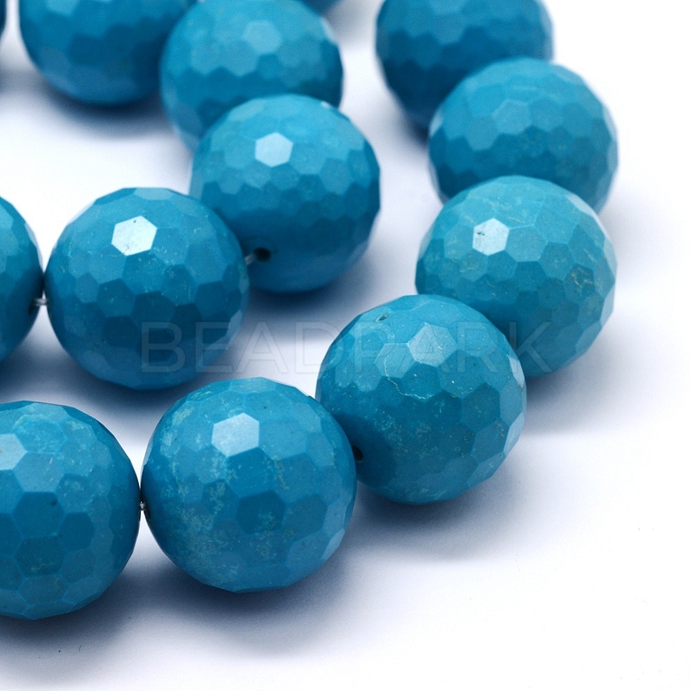 Synthetic Turquoise Beads Strands - Beadpark.com