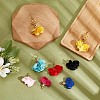 CHGCRAFT DIY Cloth Flower Drop Earring Making Kits DIY-CA0004-13-4
