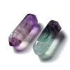 Natural Fluorite Double Terminal Pointed Pendants G-C007-02B-06-5