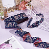 10 Yards Ethnic Style Embroidery Polyester Ribbons OCOR-WH0067-77B-2