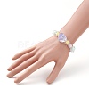 Transparent Acrylic Beads Stretch Bracelets for Kids BJEW-JB06501-3