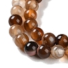 Natural Striped Agate/Banded Agate Beads Strands G-Z060-A01-A10-4