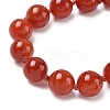 Natural Carnelian Beaded Necklaces NJEW-S405-16-4