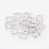 Tibetan Style Alloy Bead Frames TIBEB-6807-AS-FF-1