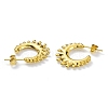 304 Stainless Steel Sun Stud Earrings EJEW-K244-13G-1