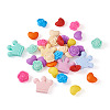 50Pcs 15 Style Food Grade Eco-Friendly Silicone Focal Beads SIL-TA0001-10-2