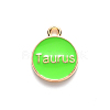 Alloy Enamel Pendants X-ENAM-S124-01A-06C-3