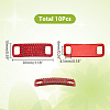 10Pcs Alloy Rhinestone Shoelace Buckle FIND-AR0006-26-2