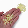 6/0 Imitation Jade Glass Seed Beads X1-SEED-N004-006-08-5