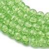 Crackle Glass Beads Strands X-CCG-Q001-8mm-11-3
