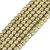 Electroplate Non-magnetic Synthetic Hematite Beads Strands G-S352-52A-01-1