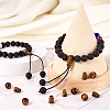 Natural Tiger Eye Buddhist Beads G-TA0001-02C-8