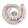 Natural Baroque Pearl Keshi Pearl Beads Strands PEAR-S018-05C-4