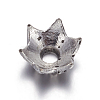 6-Petal Flower Tibetan Silver Bead Caps LS-AA188-2