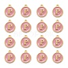 Golden Plated Alloy Enamel Charms X-ENAM-S118-07P-2