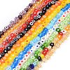 Handmade Millefiori Glass Bead Strands LAMP-J035-4mm-1