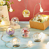  8Pcs 4 Style Round Iridescent Glass Dome Cover FIND-NB0004-55-5