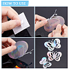3Set 3D Butterfly PVC Mirrors Wall Stickers DIY-CN0001-85B-4
