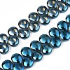 Electroplate Glass Beads Strand EGLA-S188-27-C01-1