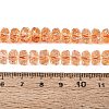 Crackle Transparent Glass Beads Strands GLAA-N068-03A-13-4