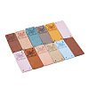 Biyun 60Pcs 10 Colors Microfiber Leather Labels DIY-BY0001-15-2