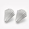 Non-Tarnish 304 Stainless Steel Stud Earring Findings STAS-T045-20P-2