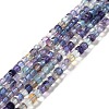 Natural Fluorite Beads Strands G-D467-A03-1
