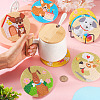 5D DIY Diamond Painting Cup Mat Kits DIY-TAC0021-09E-19