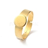 Adjustable 304 Stainless Steel Finger Rings Components STAS-F149-21G-A-1