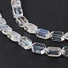 Electroplate Glass Beads Strands EGLA-L042-AB01-5